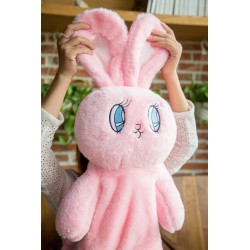 Sac à dos peluche lapin rose - lapinfoufou