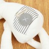 peluche lapin blanc - doudou lapin blanc