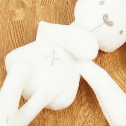 peluche lapin blanc - doudou lapin blanc