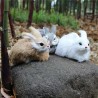 peluche lapin realiste