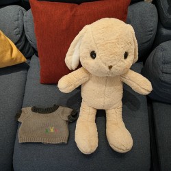 Peluche lapin geant
